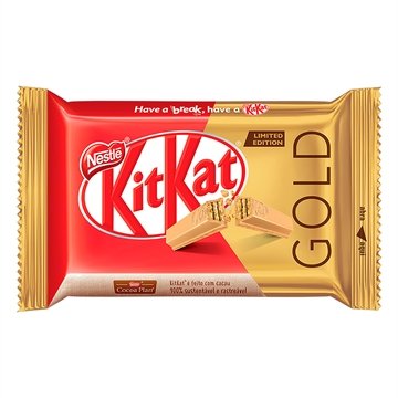 Chocolate Nestlé KitKat 4F Gold 41,5g Embalagem com 24 Unidades