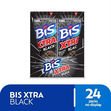 Chocolate Bis Xtra Black 45g - Caixa com 24 Unidades