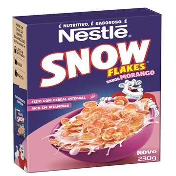Cereal Nestlé Snow Flakes Matinal Morango 230g
