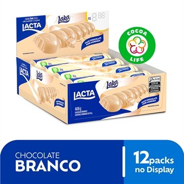 CHOCOLATE BRANCO LAKA LACTA 34G - SNE Supermercados