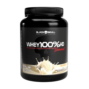 Whey Protein 100%HD Gourmet Black Skull Sorvete Baunilha 450g