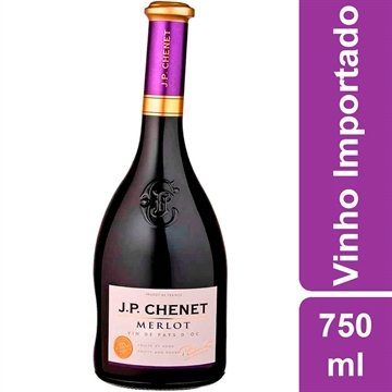 Vinho Tinto Francês Merlot J.P Chenet 750ml