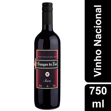 Vinho Sangue de Boi Blend Tinto Seco 750ml