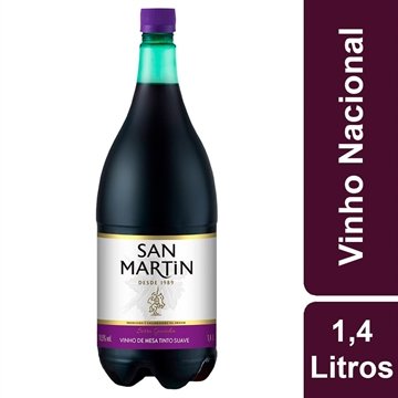 Vinho San Martin Tinto Suave 1,4L