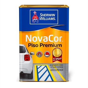 Tinta Novacor para Piso Sherwin-Williams Cinza Chumbo 18L