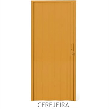 Porta Sanfonada PVC Plastilit 0,60x2,10m Cereja