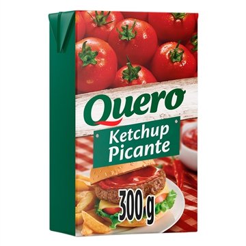 Ketchup Quero Picante 300g - Embalagem com 24 Unidades