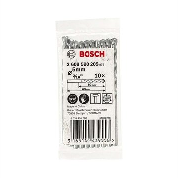 Broca Concreto Bosch Impact 5mm Embalagem com 10 Unidades