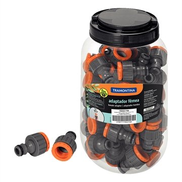 Adaptador de Plástico Tramontina 78502/750 Rosca 3/4 Redução para 1/2" - Embalagem com 75 Unidades