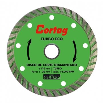 Disco Cortag Diamantado Turbo Eco 110X20mm