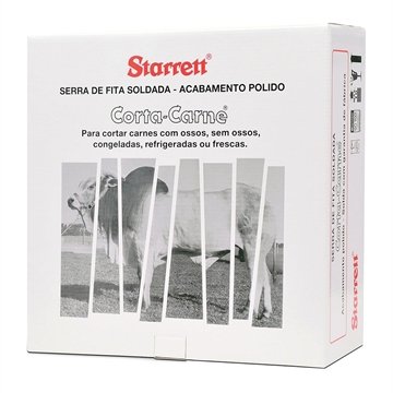 Serra Fita Starrett MKP 16mmX6DDP Aço Carbono 2,18mx30m - Embalagem com 5 Unidades