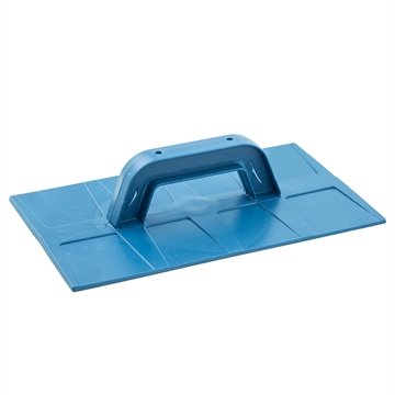 Desempenadeira Thompson Plastica Corrugada Azul 18X30cm - Embalagem com 6 Unidades
