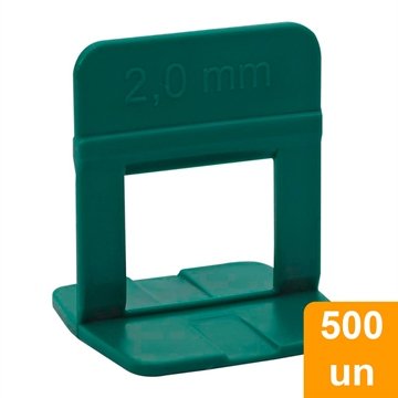 Espaçador/Nivelador Cortag para Revestimento Eco Verde 2mm - Embalagem com 500 Unidades