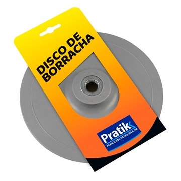 Disco de Borracha Pratik 7" Rígido 8500 Rpm