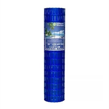 Tela Revestida Tellacor Morlan 100x50mm Fio 2,50mm 1,00x25m Azul