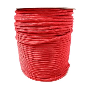 Corda Trançada Pratik PET Carretel Vermelha 8mmx233m