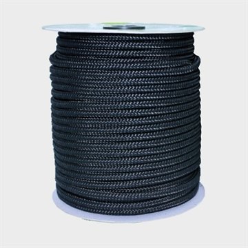 Corda Trançada Pratik Pet Preta Carretel 6mm x 200m