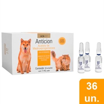 Anticion UCB para Cães/Gatos 1ml - Embalagem com 36 unidades