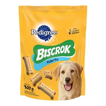 Biscoito Pedigree Biscrok Junior para Cães Filhote 300g