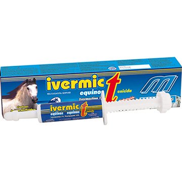 Ivermic T Ivermectina Microsules Pasta para Cavalos 12g
