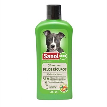 Shampoo Sanol Pelos Escuros  Dog 500ml