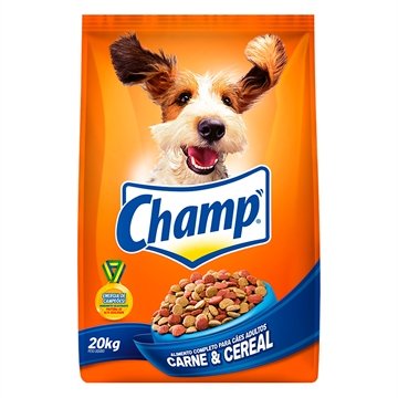 Ração para Cachorro Champ Adulto Carne e Cereal 20kg