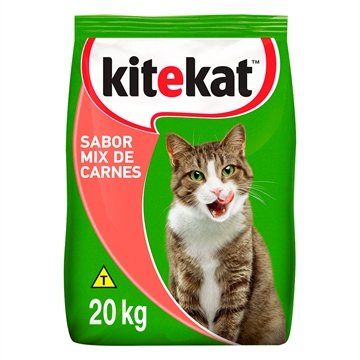 Ração para Gato KiteKat Sabor Mix de Carnes 20kg