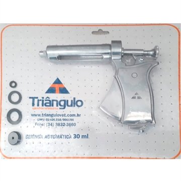 Pistola Veterinária Triângulo Automática Blister 30ml