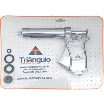 Pistola Veterinária Triângulo Automática 50ml