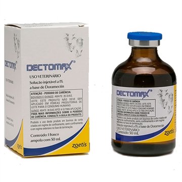 Dectomax Zoetis Antiparasita Injetável Doramectina 50ml- Embalagem com 1 Unidade