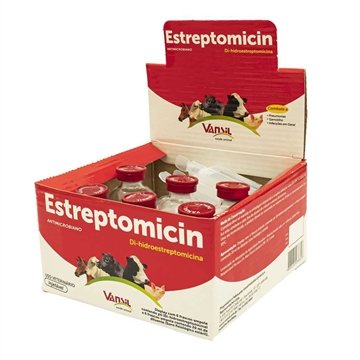 Estreptomicina Vansil Injetável 20ml - Embalagem com 6 Unidades