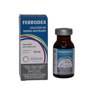 Ferrodex Fabiani Injetável 10ml