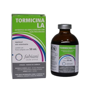 Tormicina LA Fabiani Antibiótico Injetável 50ml