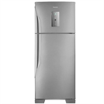 Refrigerador Panasonic BT50 Top Freezer 2 Porta Frost Free 435L Aco Escovado 127V NR-BT50BD3XA