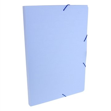 Pasta Dello Aba Elástico Oficio LB 2cm Serena Azul Pastel - Embalagem com 10 Unidades