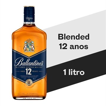 Whisky Ballantine's 12 Anos Blended Escocês 1 Litro
