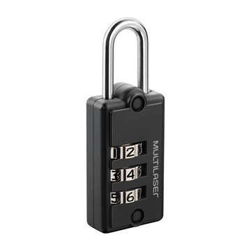 OLD Cadeado Multilaser Com Segredo - AC252
