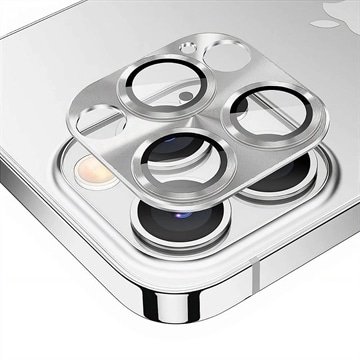 Protetor de lente de camera de aluminio para iPhone 11 Pro - Prata - Gshield