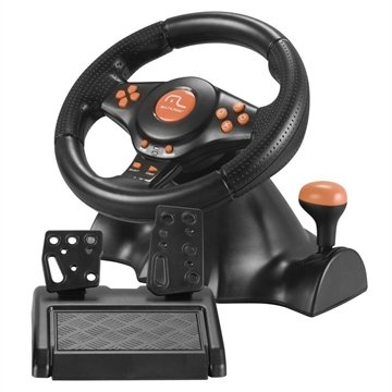 OLD Volante Multilaser 3 Em 1 Ps2 Ps3 e Pc Sem Fio com Marcha - JS074
