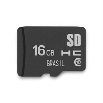 OLD Cartão de Memória Classe 10 16GB Preto Multilaser - MC143