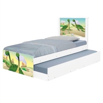 Bi Cama Infantil Solteiro 195cm X 96cm Kmteb Dinossauros