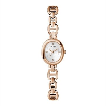 Relógio Feminino Vivian Gw0982l3 Analógico Em Aço Inox Rose Guess 21Mm