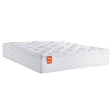 Colchão Casal Molas Ensacadas Real Pillow Top 138X188x27cm Branco Inducol Até 130Kg Por Pessoa