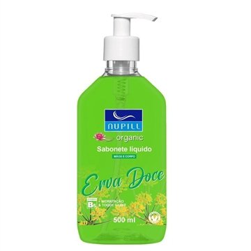Sabonete Liquido Maos E Corpo Erva Doce Nupill 500ml