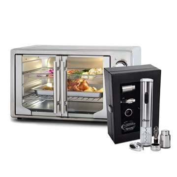 Kit Forno e Fryer French Door Com Kit Para Vinho Oster 110V