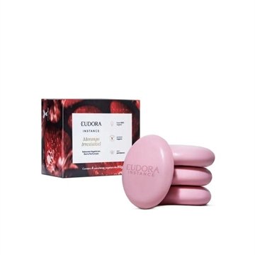 Sabonete Vegetal Em Barra Eudora Instance Morango Irresistivel 4 Unidades 80g