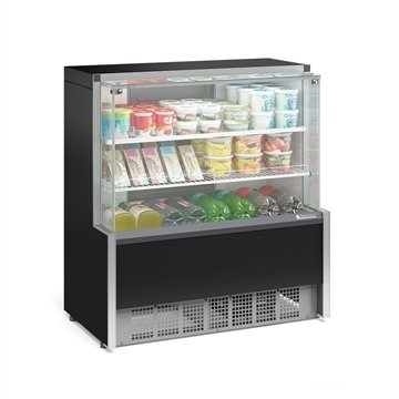 Vitrine Refrigerada Aurora Gelopar GPSA110RPR 450L 1 Porta Preto 220V