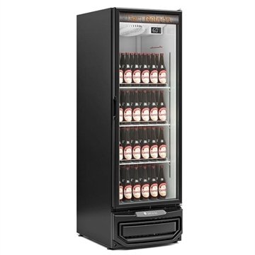Cervejeira Vertical Gelopar Gcb57vpr 578L Vidro Duplo Preto 220V