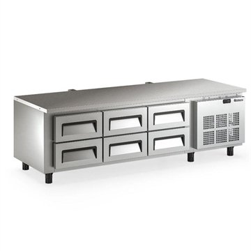 Balcão Refrigerado Baixo Expositor Gelopar Gbfb200ai 200L Sem Porta Inox 220V