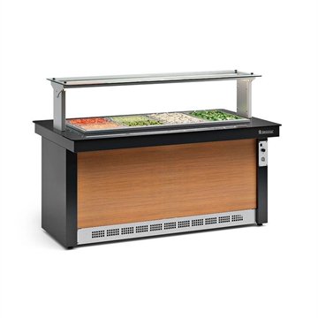 Buffet Refrigerado Vitra Gelopar Gbrf175 1728L Sem Porta Preto 220V